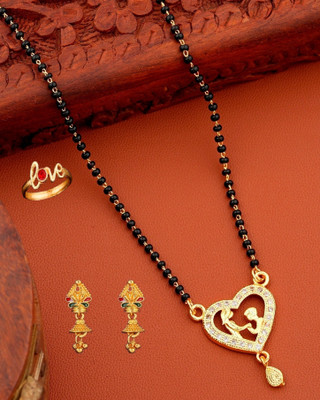 MEGAGEMS Alloy Mangalsutra