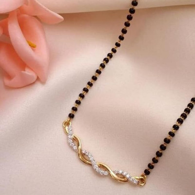 Mirav Women's Pride Party Wear New Lunch Trending Fancy Design MS195 Alloy Mangalsutra