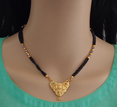 Dency Brass Gold-plated Gold Jewellery Set(Pack of 1)