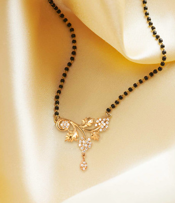 MEENAZ Brass, Copper, Metal, Crystal, Stone Mangalsutra