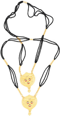 Noya Mangalsutra for Women Short Combo Set of 2 Metal Mangalsutra