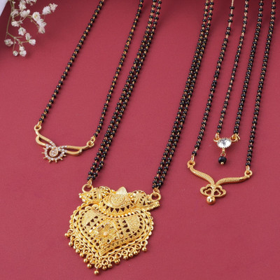 wuzong gold mangalsutra Alloy Mangalsutra