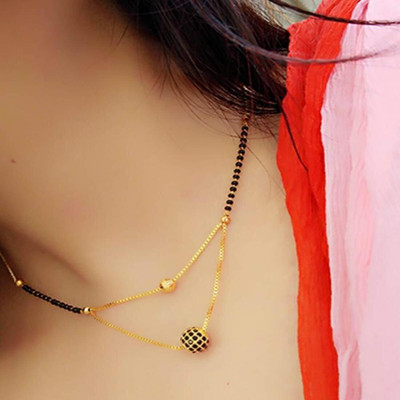PEHNAZ Women's Pride Party Wear New Lunch Trending Fancy Design MS221 Alloy Mangalsutra