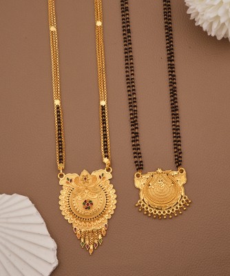 TheSanga bestseller Combo of 2 Traditional Brass Mangalsutra