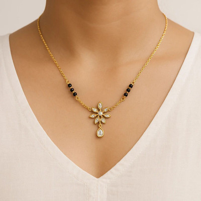 bcelestial MG-FLR-GTCZ-006 Alloy Mangalsutra