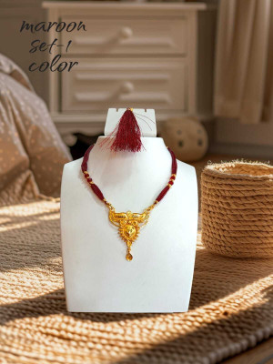 MSN Copper Mhat Polish Gold Plated MangalSutra Pack of 1 Copper Mangalsutra