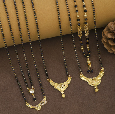 VEMISHTI Brass Mangalsutra
