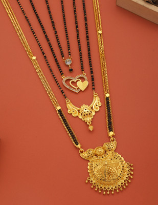 jizshou gold mangalsutra Alloy Mangalsutra
