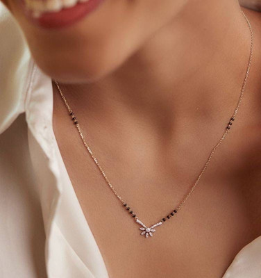 PEHNAZ Women's Pride Party Wear New Lunch Trending Fancy Design MS324 Alloy Mangalsutra