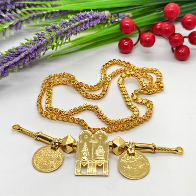 Renus Fashion 1gm Gold Plated Chain with Mangalasutram Copper Mangalsutra