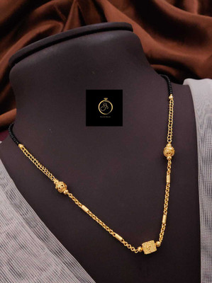 kizonil Designer Gold Plated Mangalsutra For Women Alloy Mangalsutra