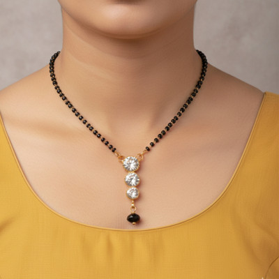 Domox mangalsutra for women MANGAL1P103B18 Crystal Mangalsutra