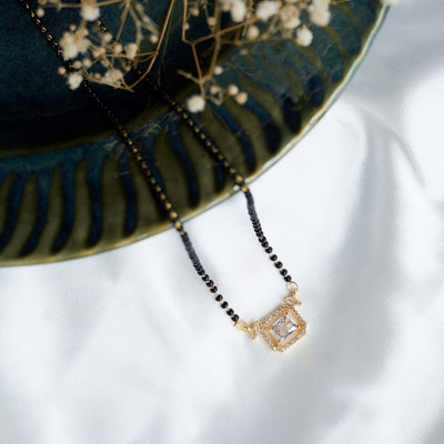 Opal Touch Golden Glow Mangalsutra Brass Mangalsutra