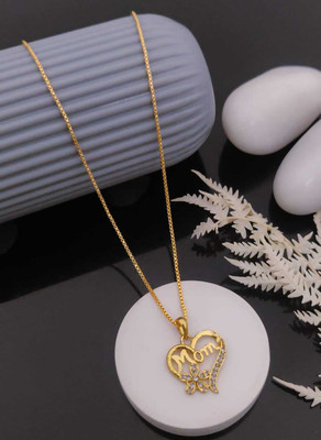 CHOPDA BUSSINESS HUB Fashionable .Sleek & Stylish Daily Wear Modern Diamond Mangalsutra Alloy Mangalsutra