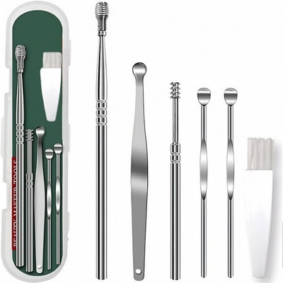 kHUDAt The Durable Choice for Consistent Ear Wax Removal: Steel(7.4500000000001 ml, Set of 6)