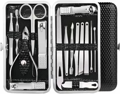 mkldsrh manicure pedicure tool kit set of 16(0.1 g, Set of 16)