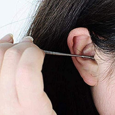 MYEONG 6Pcs Ear Pick with a Storage Box Earwax Removal Kit Ear Cleansing Tool Set(5 g, Set of 6)
