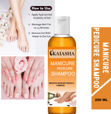 KAIASHA Soothing and Refreshing Enriched with Orange Manicure Pedicure Shampoo(200 ml, Set of 1)