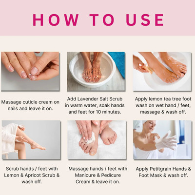 KAIASHA Soothing and Refreshing Pedicure Manicure shampoo (450 ml, Set of 1)(450 ml, Set of 1)