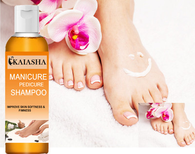 KAIASHA Manicure & Pedicure Shampoo 15 minutes, gently scrubbing them using(200 ml, Set of 1)