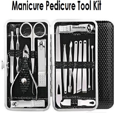 Hudabird Stainless Steel Perfect Quality Manicure Pedicure Tool Kit(250 g, Set of 16)
