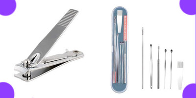 BZILO COMBO EARTOOL WAX CLEANER AND NAIL CUTTER P_15(1 g, Set of 1)