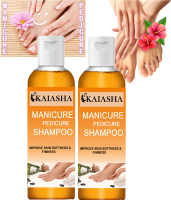 KAIASHA Soothing and Refreshing Pedicure Manicure shampo(400 ml, Set of 2)