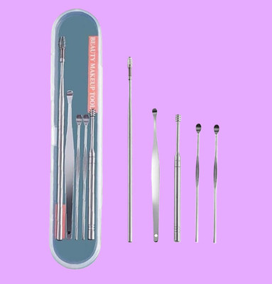 BZILO Stainless Steel Ear Wax Remover Tool Kit with a Storage Box Ear Wax Removal I47(1 g, Set of 1)