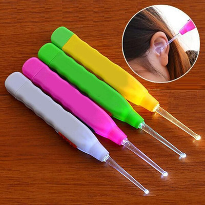 Kinemo Enterprise 6pc Ear Pick Earwax With LED Light Cleaning Removal Tool(4 ml, Set of 4)