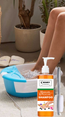 winry Refreshing Foot Spa at Home MANICURE PEDICURE SHAMPOO(220 ml, Set of 1)