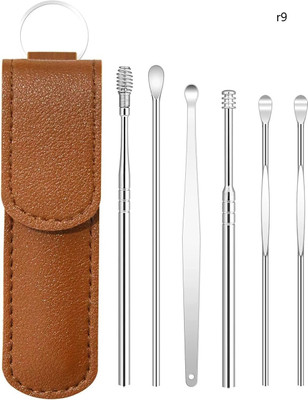 Evehansen Ear Cleaner 6 Pcs - Resuable ar Wax Removal Cleaning ToolE r9(50 g, Set of 6)