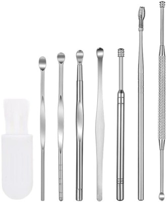 MYEONG Ear Cleaning Tools kit Stick Set Spring Curette Ear wax Remover(5 g, Set of 6)