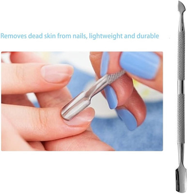 BLUEMERMAID Professional Nail Pusher Spoon Remover Manicure Pedicure Care Tool(6 g, Set of 1)
