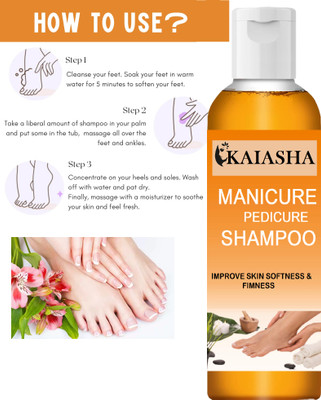 KAIASHA THE BEST TRENDY MENICURE & PEDICURE SHAMPOO(200 ml, Set of 1)