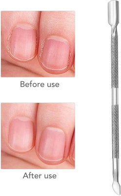 BLUEMERMAID Stainless Steel Cuticle Nail Pusher Spoon Remover Manicure Pedicure Care Tool(6 g, Set of 1)