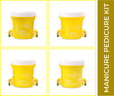 TWACHA Lemon Pedicure-Manicure Hand & Foot Care Kit with Lemon Grass Oil(1400 ml, Set of 4)