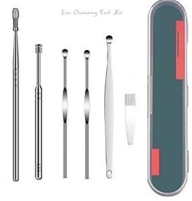 Hudabird Ear Wax Cleaning Tool Kit ( 6 in 1 Ear Cleaning Tool Kit )(100 g, Set of 1)