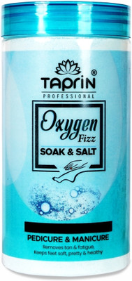taprin Oxygen Fizz Soak & Salt Manicure Pedicure for Remove tan & Fatigue(800 g, Set of 1)