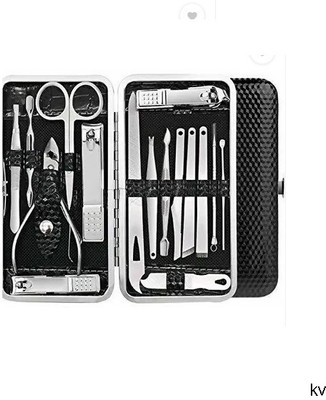 Smart Beauty Manicure Pedicure Set 16 Pcs Stainless Steel Professional Grooming Kit For Women(250 g, Set of 16)