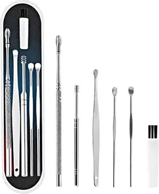 Jus’Be U 6 Pcs Professional Earwax Remover Kit Includes - Cleaning Tools & Storage Box(36 g, Set of 1)