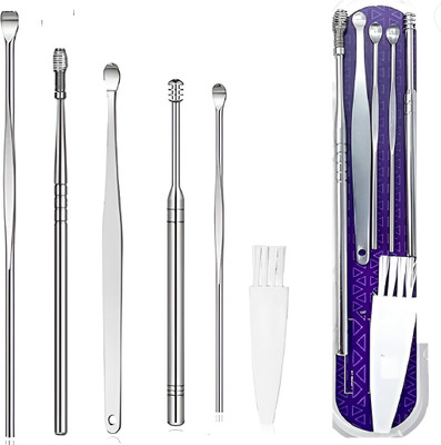 WAHIRA Ear Cleaning Tool Kit(100 g, Set of 6)