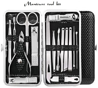 HINSHITSHU Premium Quality Manicure Tool Kit 16 in 1 Nail Cutter ,Utility Tools(250 g, Set of 16)
