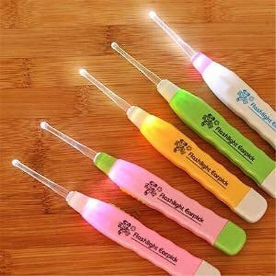 SCABIOSA New Portable Ear Cleaning Tools Earwax Remover LED Light Flashlight Earpick(5 ml, Set of 5)