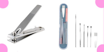 BZILO COMBO EARTOOL WAX CLEANER AND NAIL CUTTER P_74(1 g, Set of 1)