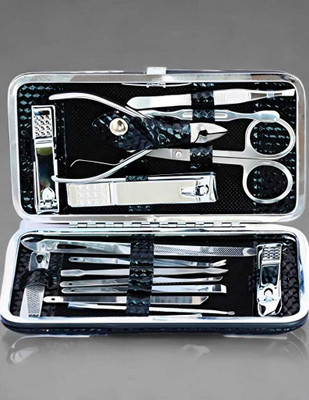 Glamezone Premium Quality Manicure Tool Kit 16 in 1 Nail Cutter ,Utility Tools(0 ml, Set of 16)