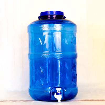 BLVD Plastic Water Dispenser 20 Liter Water Jar Handle With Tap Blue-1 Bottom Loading Water Dispenser