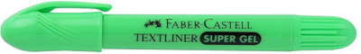 FABER-CASTELL Super Gel Textliner pack of 1 Green(Set of 1, Green)