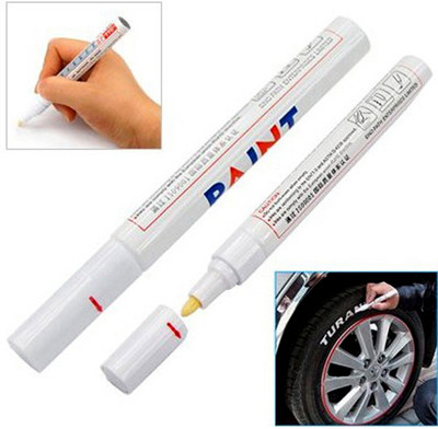 Sipa Permanent Paint Marker Pen - White Color - Oil based ink, Write on any surface(Set of 1, White)