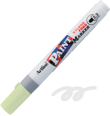 Artline PB Paint Markers for Wood, Plastic, and Canvas(Set of 10, White)