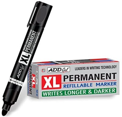 Add Gel XL PERMANENT MARKER(Set of 10, Black)